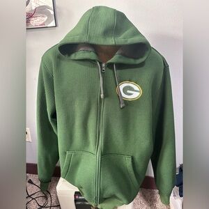 NFL Apparel Green Bay Packers Thick Full ZIP Hoodie